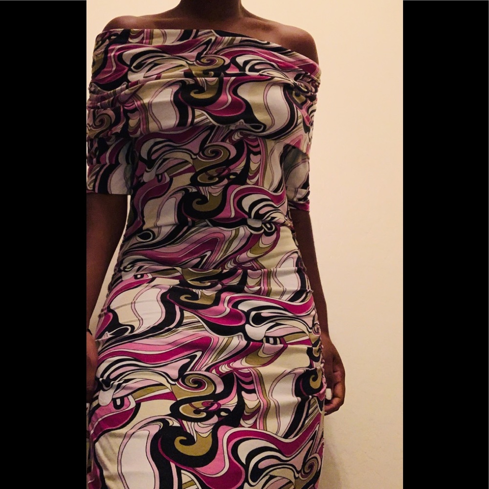 Off the shoulder Evening dress